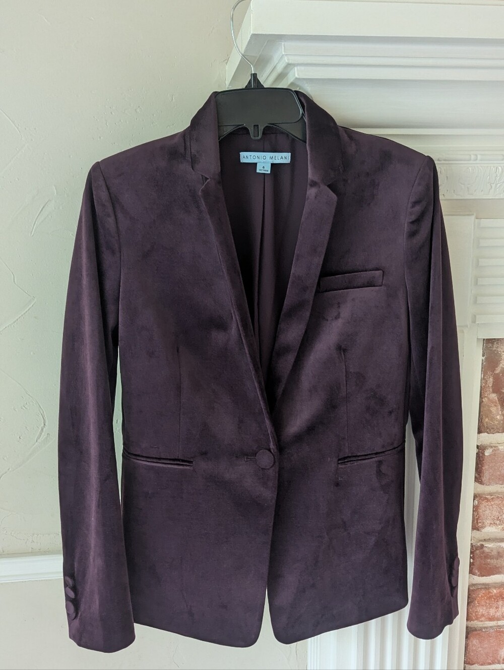 Antonio Melani | Plum Velour Blazer